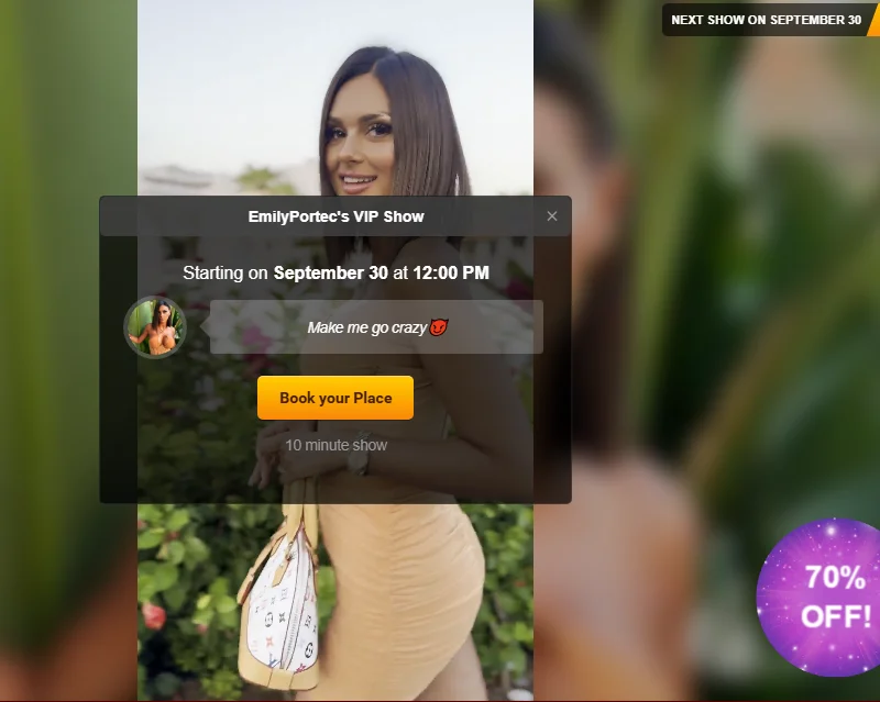 Emily Portec – A Fan Exclusive Look at LiveJasmin’s Star